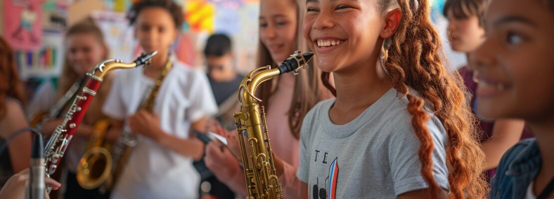 Favoriser l’expression créative chez les jeunes à travers les instruments de musique