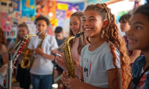 Favoriser l’expression créative chez les jeunes à travers les instruments de musique