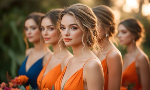 Palette de feu : comment porter la robe orange en tant que demoiselle d’honneur