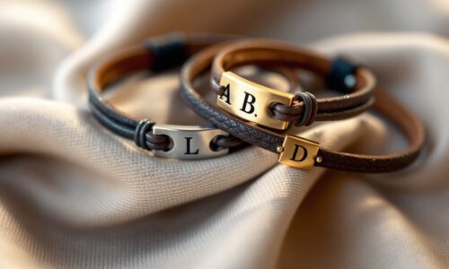 Les bracelets personnalisés uniques avec vos initiales : la touche personnelle