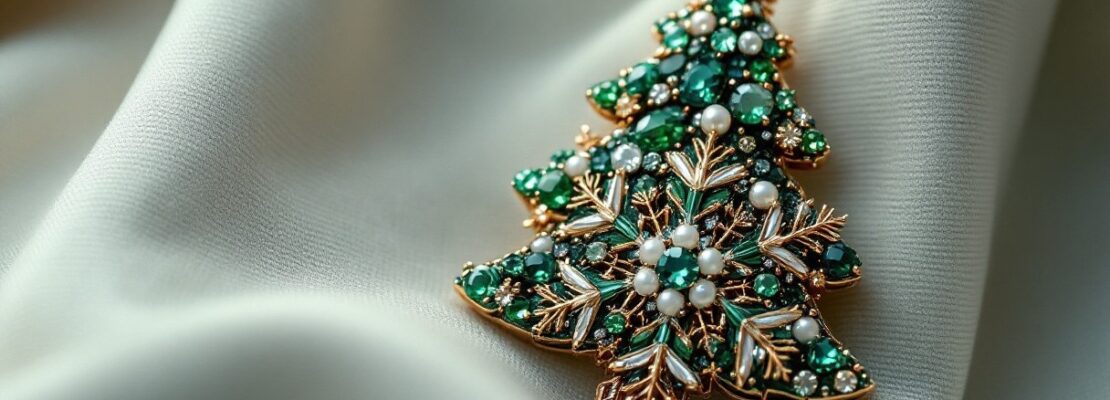 La broche sapin, flocon ou renne : kitsch ou statement mode assumé ?