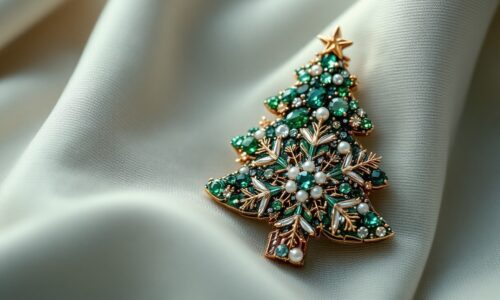 La broche sapin, flocon ou renne : kitsch ou statement mode assumé ?