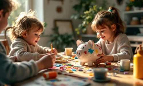 Décorer une tirelire avec vos enfants : idées créatives et moments complices
