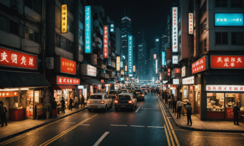 Boutiques de modélisme et vitrines passion à Hong Kong