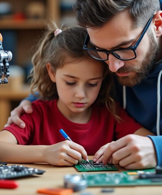Partager une passion technique avec ses enfants