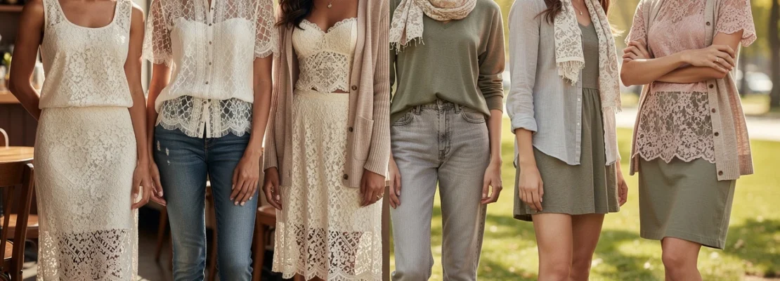 Lookbook d’inspiration : 7 façons ultra-stylées de porter la dentelle au quotidien