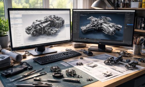 Concevoir vos maquettes avec Fusion 360 et Blender pour le modélisme numérique avancé