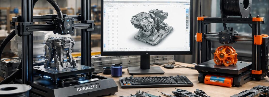 Le modélisme moderne avec les imprimantes 3D Creality, Prusa et les logiciels Fusion 360