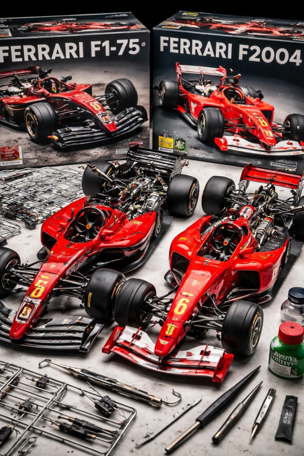 découvrez le modélisme sportif avec nos maquettes de voitures de course ferrari f1, motos gp et circuits électriques scalextric pour des heures de plaisir et de compétition à domicile.