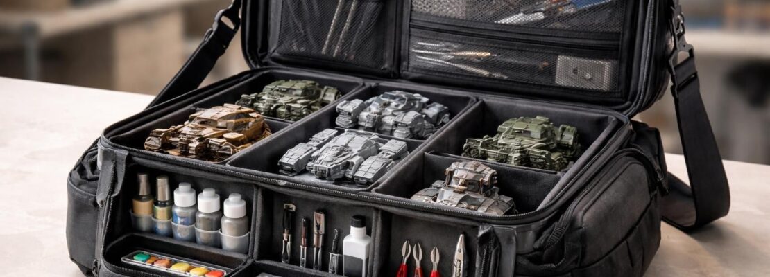 Transporter votre matériel de modélisme dans un sac spécialisé pour vos expositions