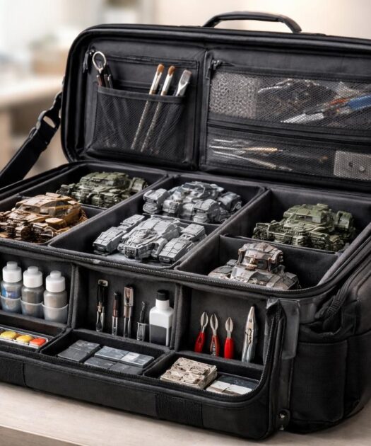 Transporter votre matériel de modélisme dans un sac spécialisé pour vos expositions