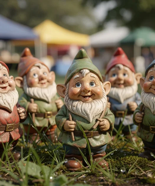 Nains de jardin : le must-have déco des festivals green