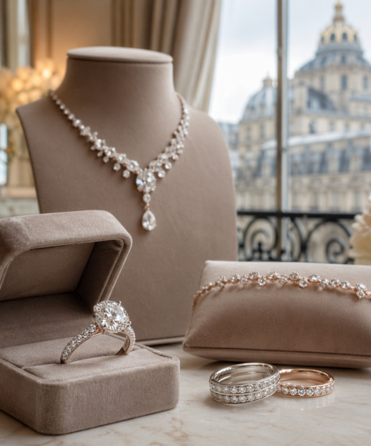 Bijouterie parisienne de luxe : l’élégance sur mesure entre bagues de fiançailles, alliances et créations d’exception