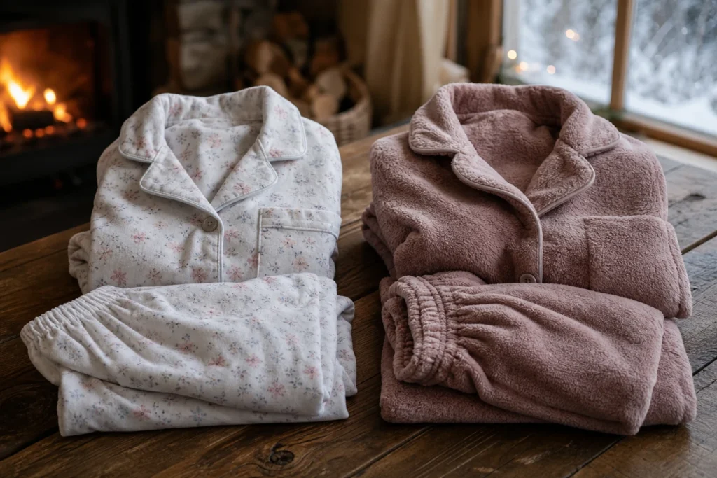 Pyjama de noël en coton ou en polaire : lequel choisir pour passer un hiver douillet ?